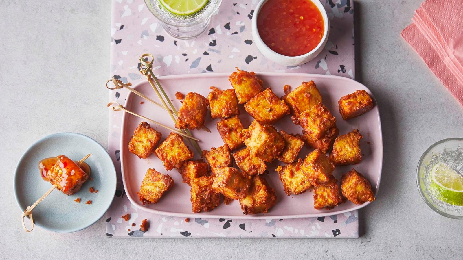 Knusprig gebratener Tofu
