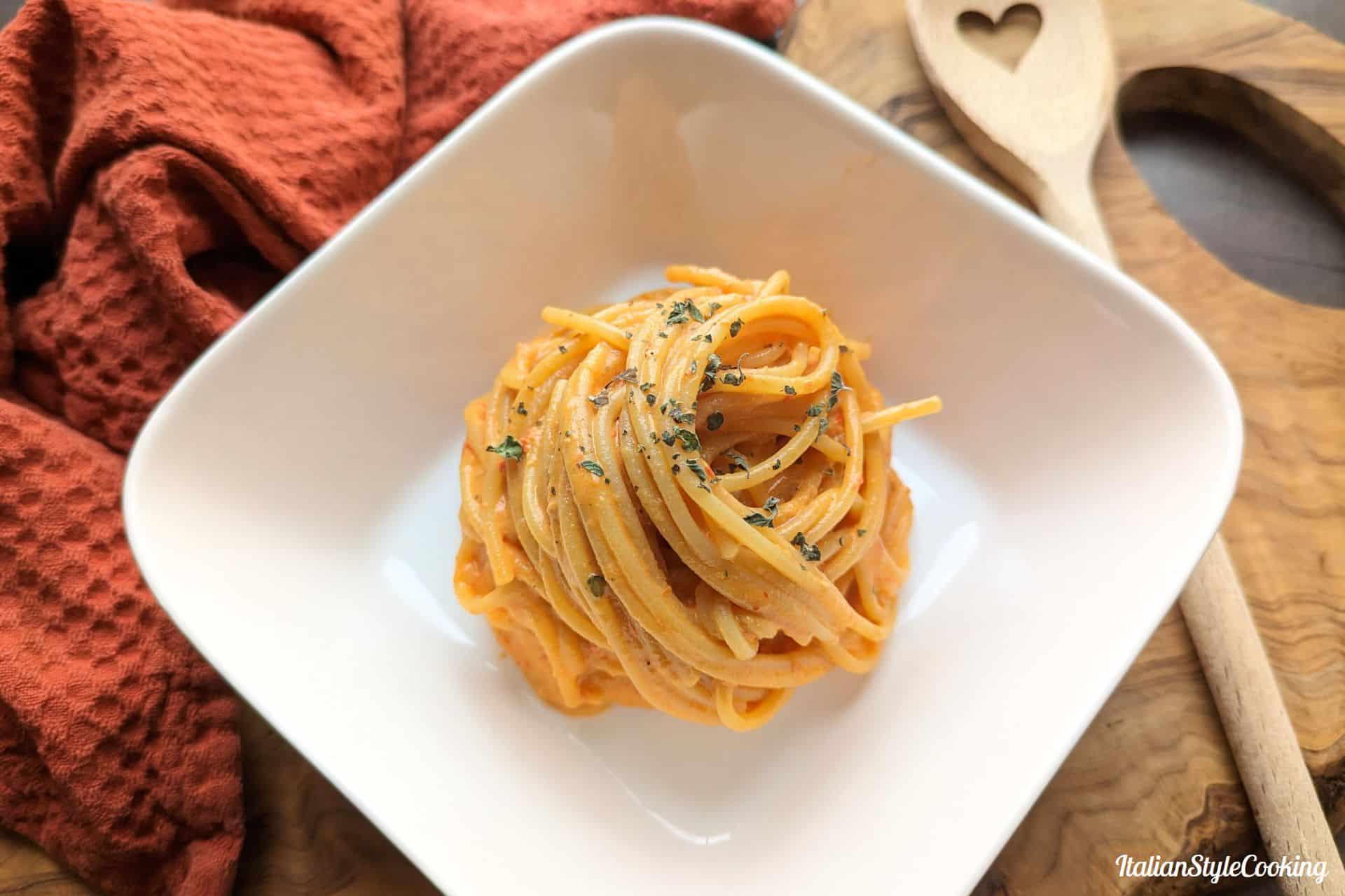 Pasta mit Pesto Calabrese