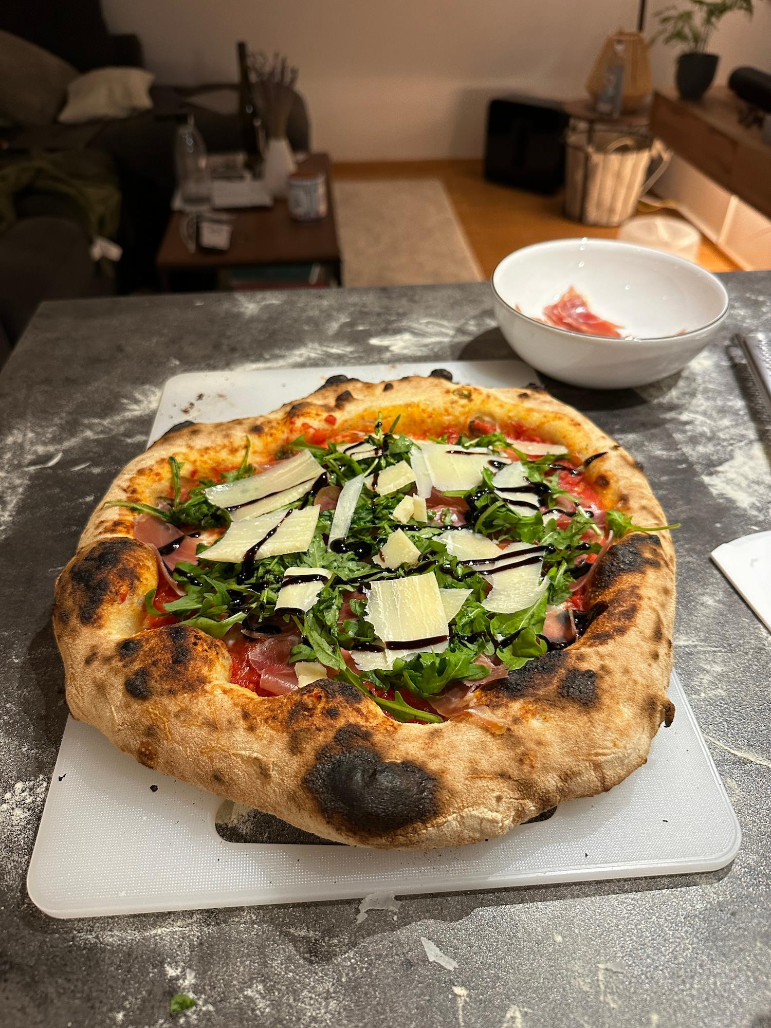 Neapolitanische Pizza (48h Teig)